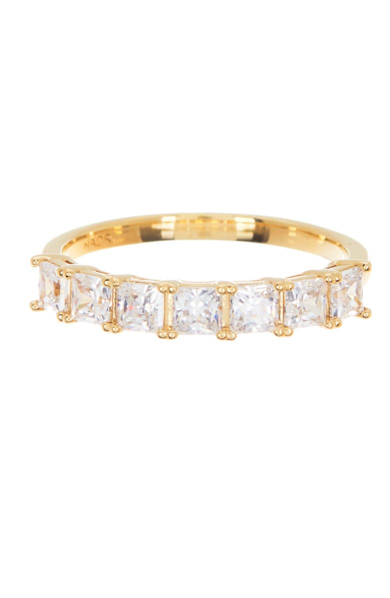 Nadri Evie Square CZ Stackable Ring - Size 7, Alternate, color, 