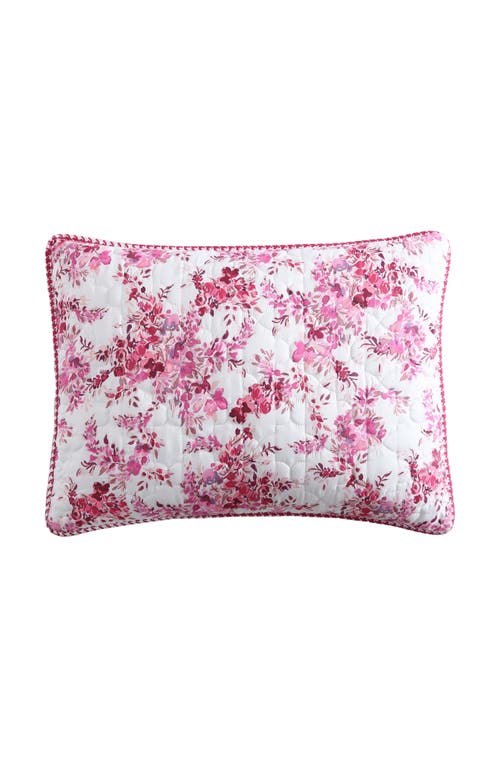 Betsey Johnson Floral Vineyard Quilt & Sham Set In Pink