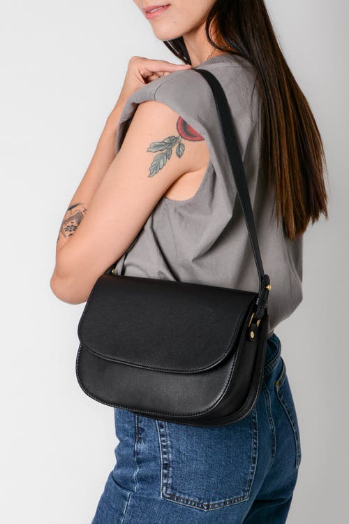 Tah Camila Saddle Bag In Black