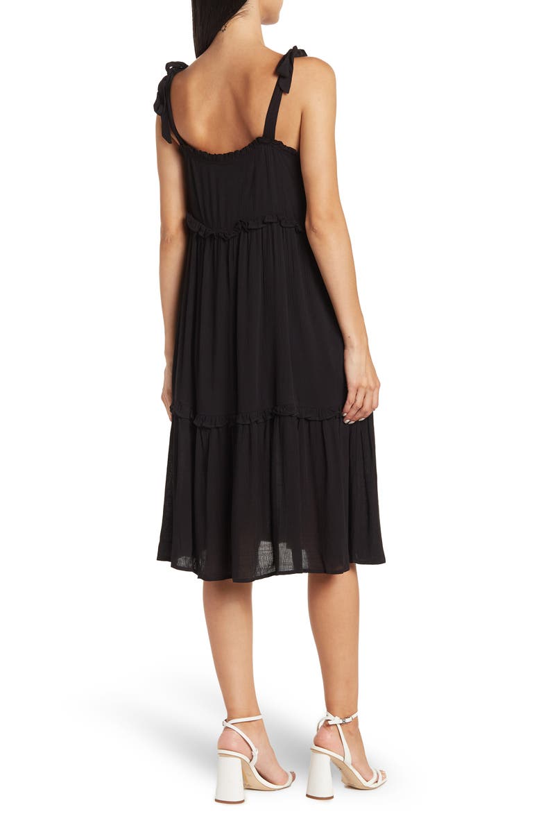 WISHLIST Tie Strap Tank Dress, Alternate, color, 