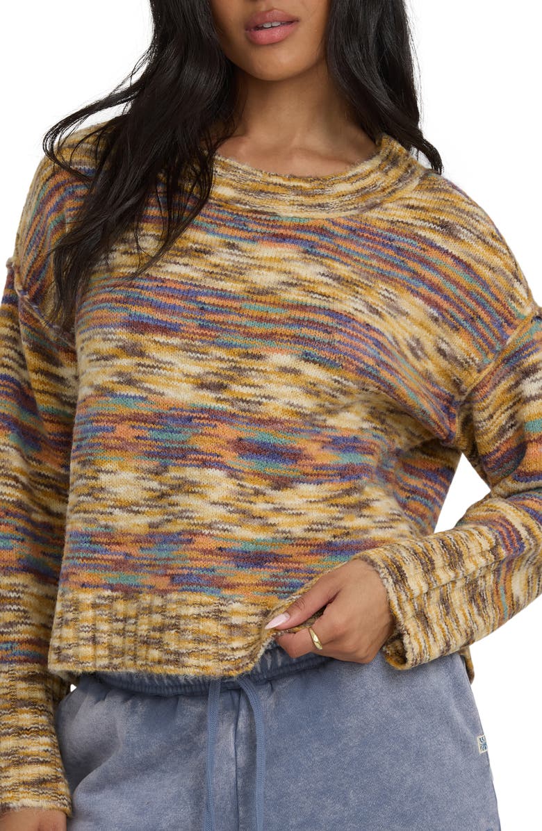 Billabong Malibu Creek Sweater, Alternate, color, Teak