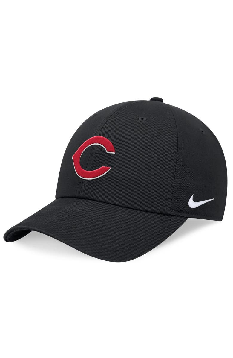 Nike Men's Nike Black Cincinnati Reds Club Adjustable Hat, Main, color, 