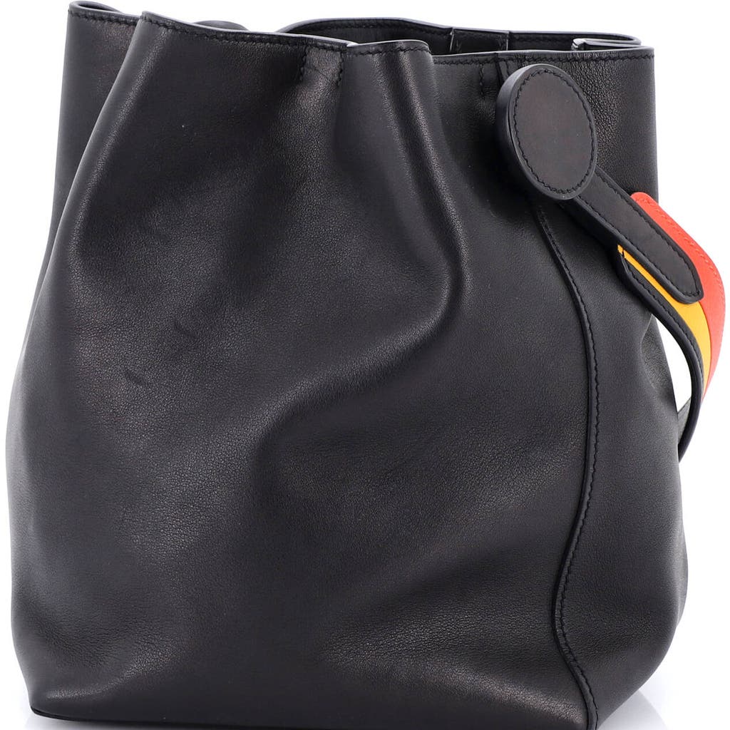 Pre-owned Hermes Hermes Licol Bag Evercolor 17 In Black