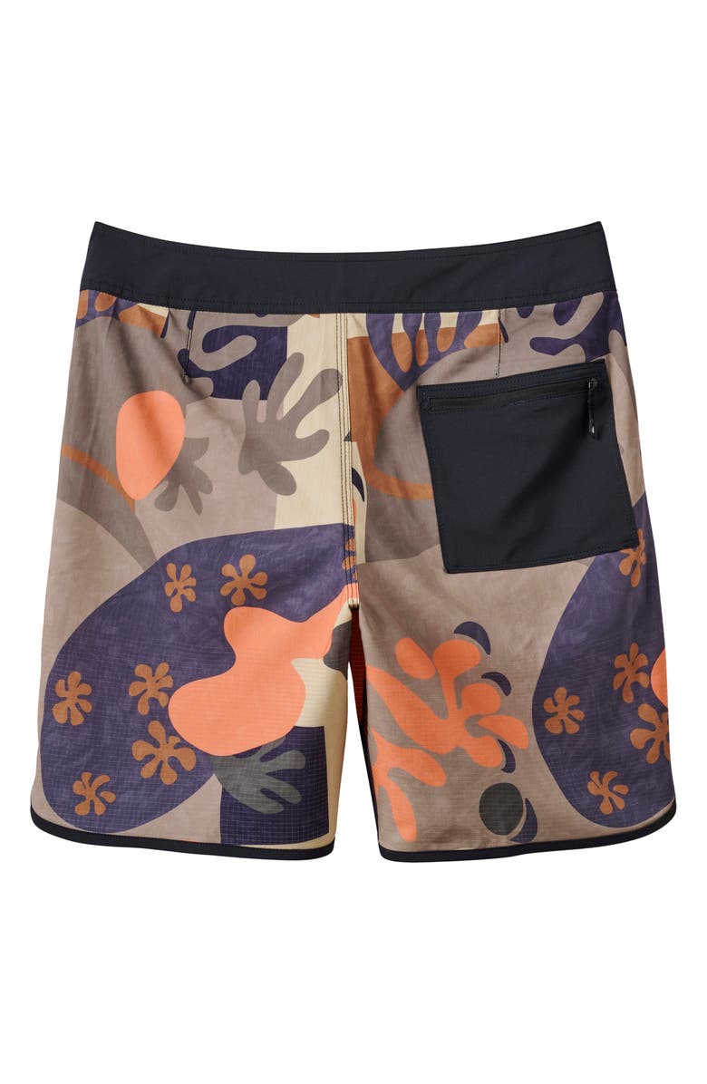 Quiksilver Highline Scallop Swim Trunks, Alternate, color, 