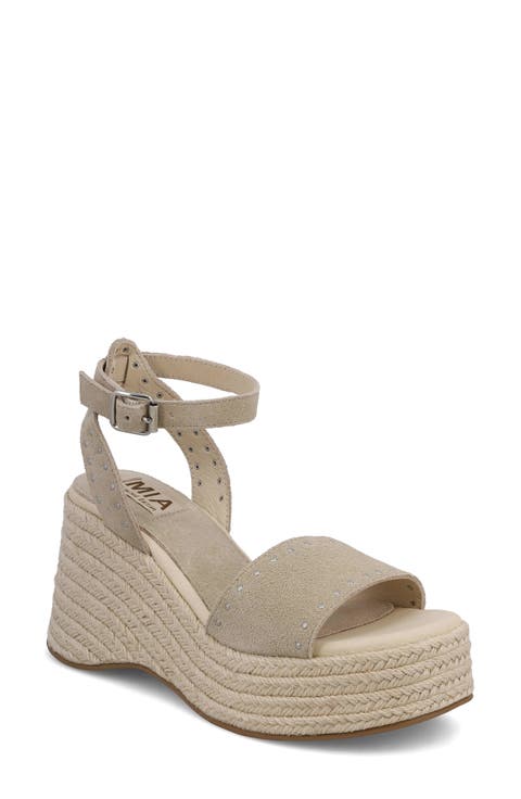 Pascha Ankle Strap Espadrille Platform Sandal (Women)