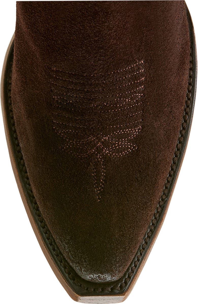 Ariat Laramie X Toe Knee High Western Boot, Alternate, color, French Roast Suede