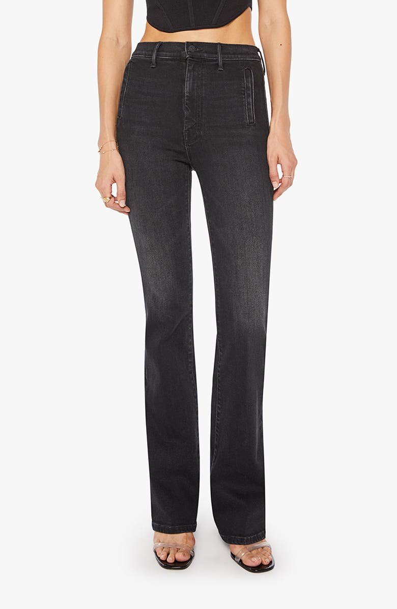 MOTHER The Drama Bootcut Jeans, Main, color, Spiked Hair Art Flair