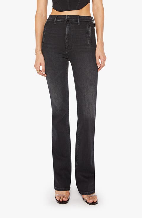 The Drama Bootcut Jeans (Spiked Hair Art Flair)