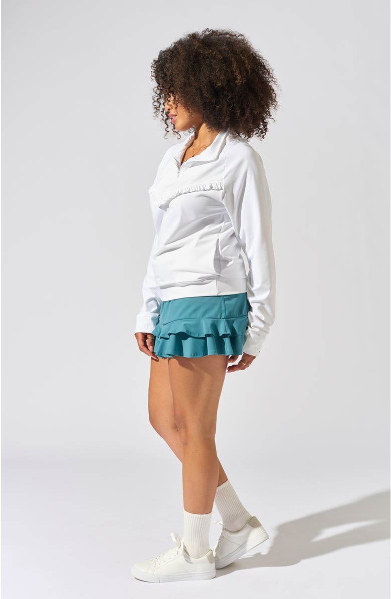 Bobbe Active Club 1/4 Zip Pullover, Alternate, color, White