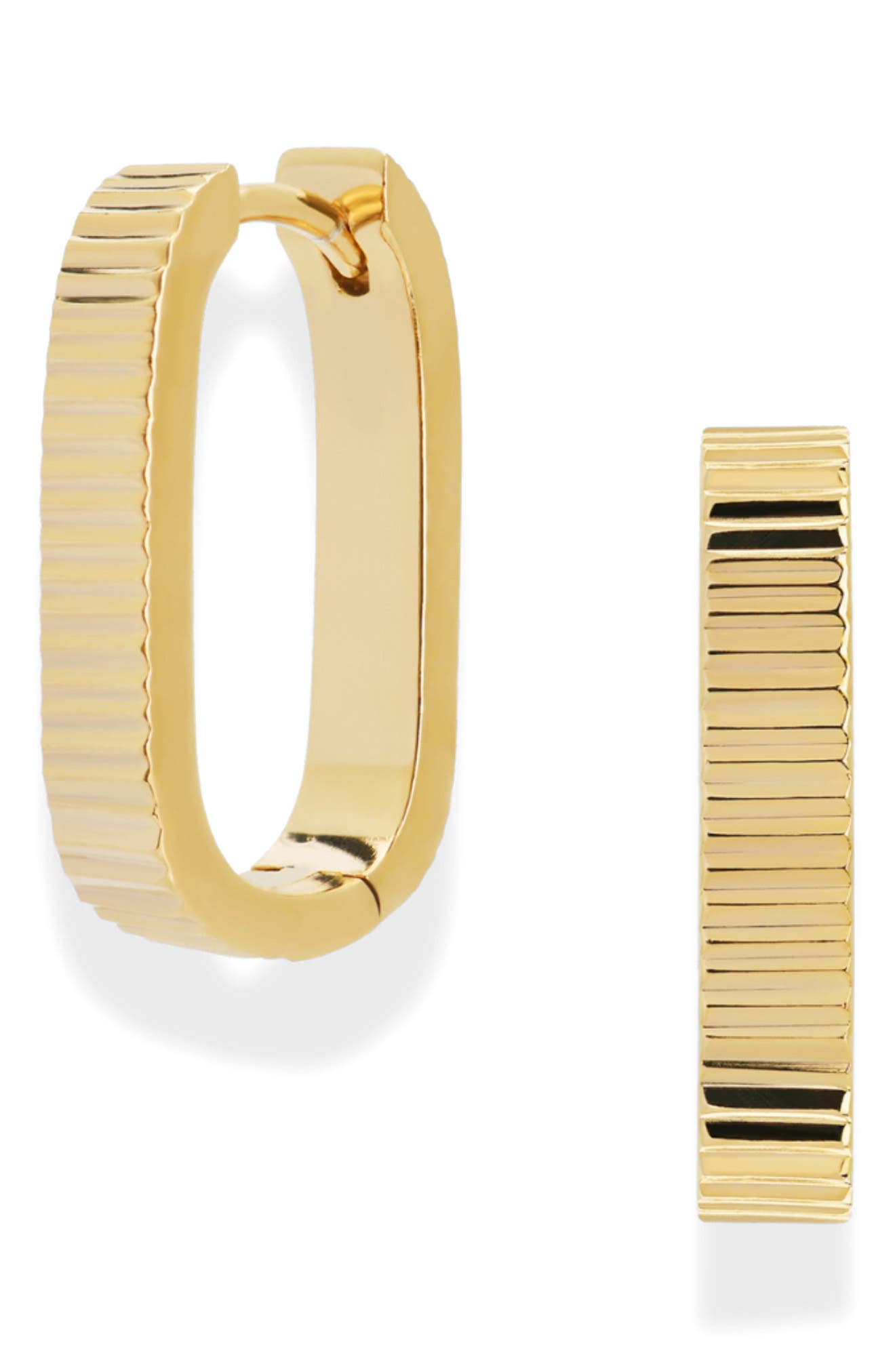 MOD + JO Malorie Textured Hoop Earrings