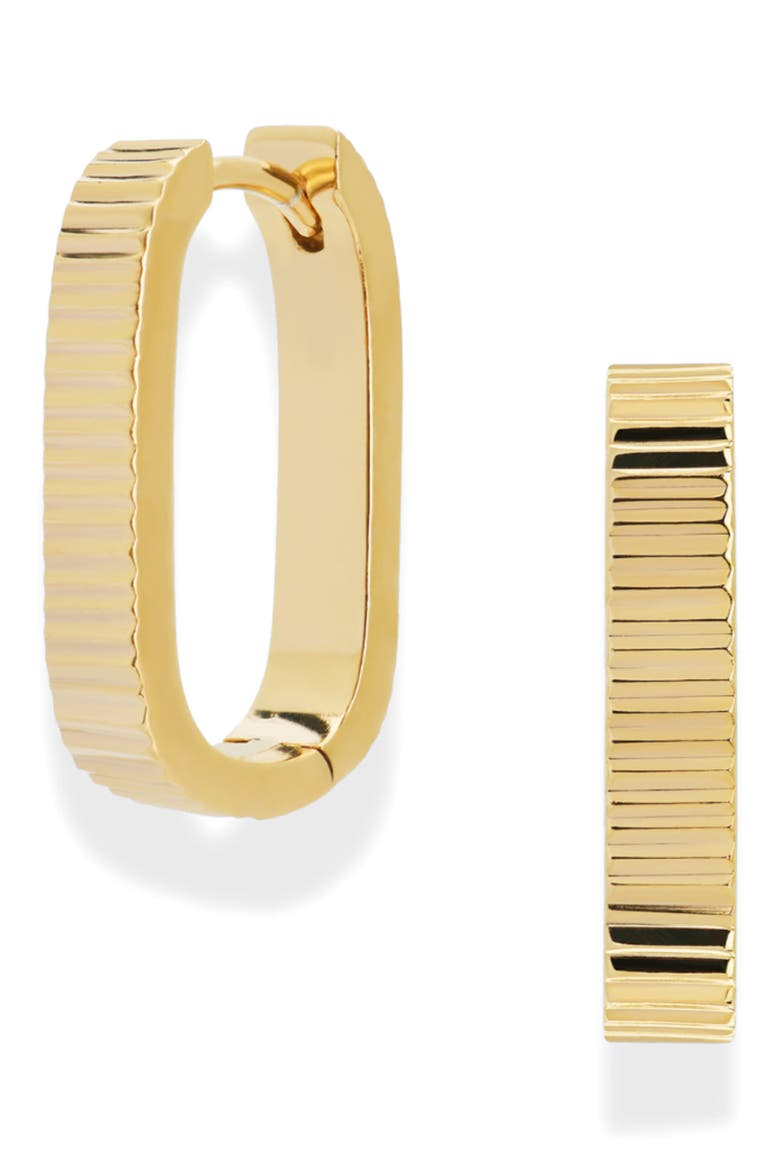 Malorie Textured Hoop Earrings, Main, color, GOLD