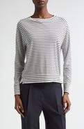 Herno Stripe Lyocell & Cotton Sweater