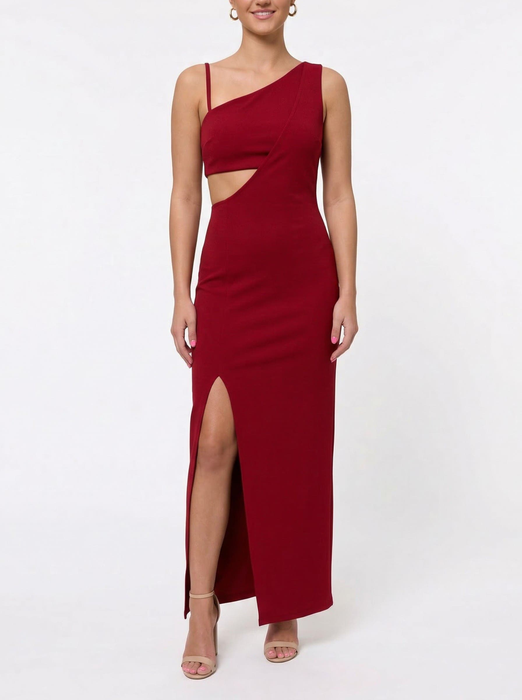 Phoenix One Shoulder Maxi Gown - image 3