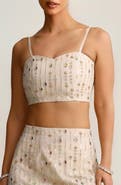 holiCHIC Isha Beaded Crop Camisole