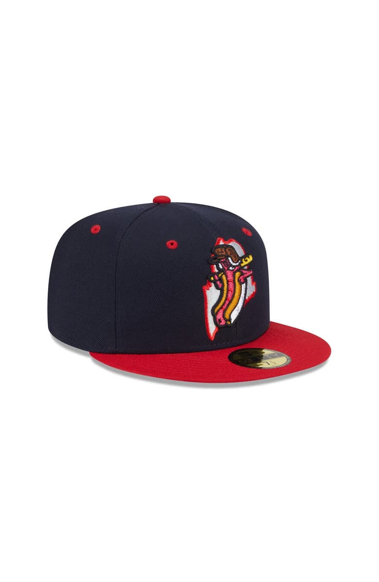 New Era Men's New Era Navy Portland Sea Dogs Theme Nights 59FIFTY Fitted Hat, Alternate, color, Navy