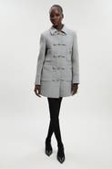 Karen Millen Sculpted Midi Knot-Front Occasion Coat