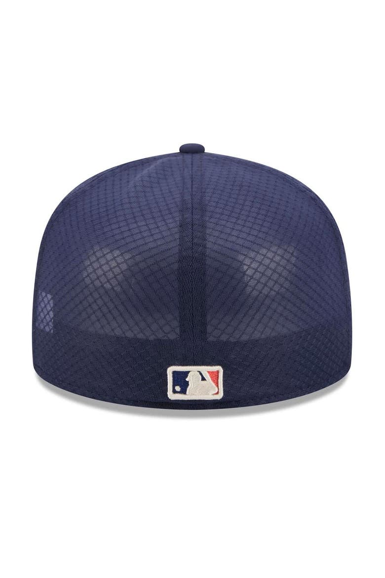 Men's New Era Navy Milwaukee Brewers 2026 City Connect Batting Practice 59FIFTY Fitted Hat, Alternate, color, Navy