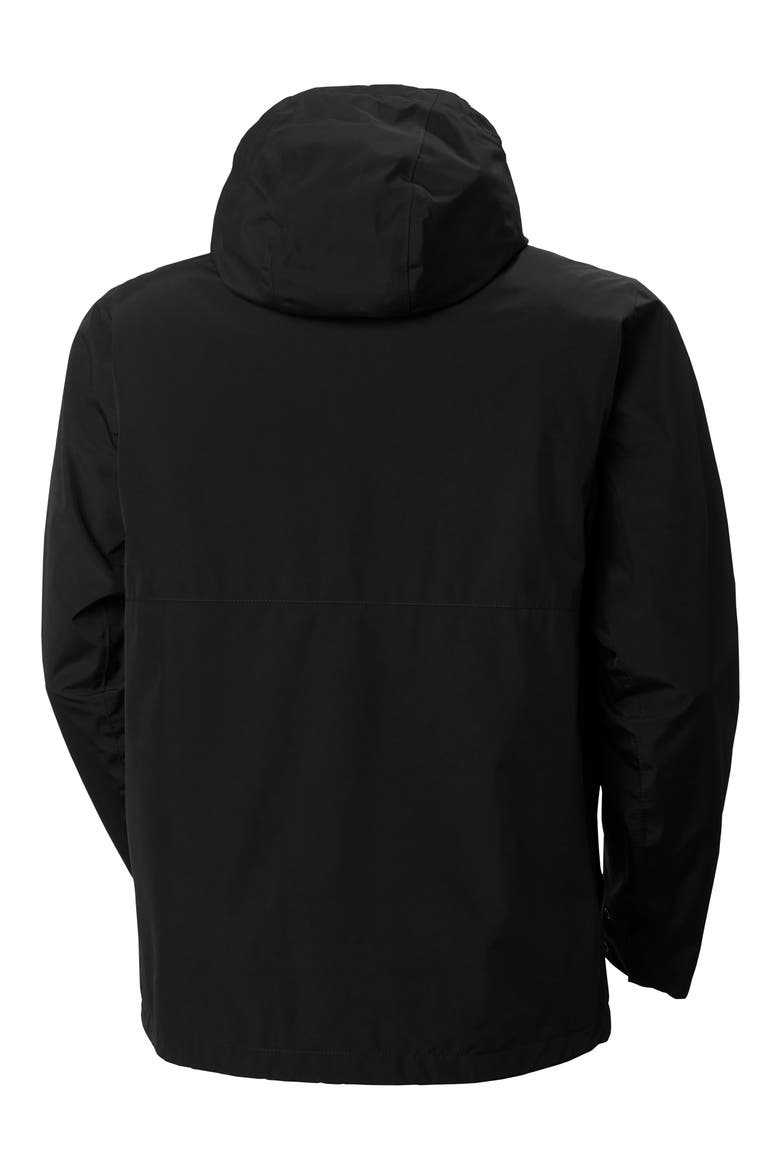 T2 Utility Hooded Rain Jacket, Alternate, color, BLACK