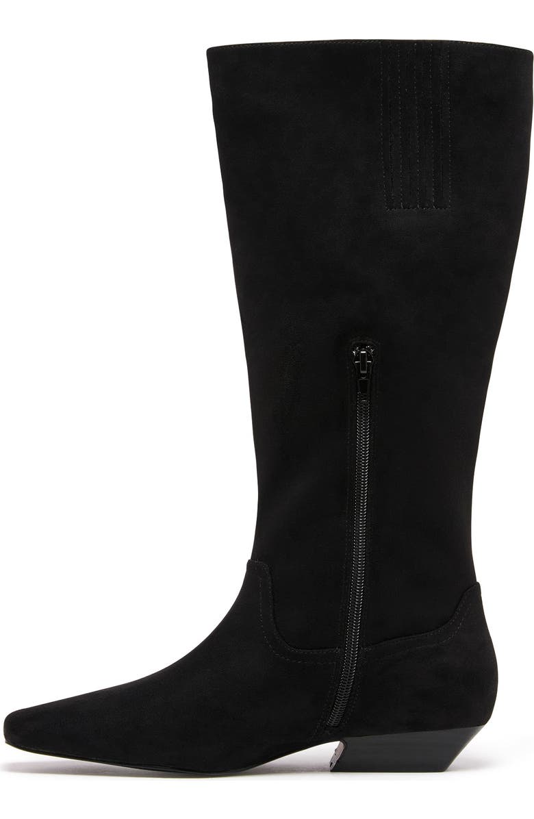 Therapy Australia Xavier Tall Boots, Alternate, color, Black Faux Suede