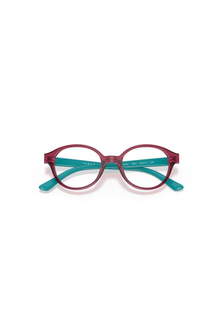 43mm Oval optical glasses, Alternate, color, Red