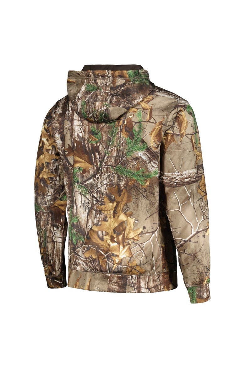 Men's Dunbrooke Realtree Camo/Black Los Angeles Rams Hunter Softshell Full-Zip Jacket, Alternate, color, Realtree Camo