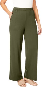 Jessica London Soft Ease Wide Leg Pant