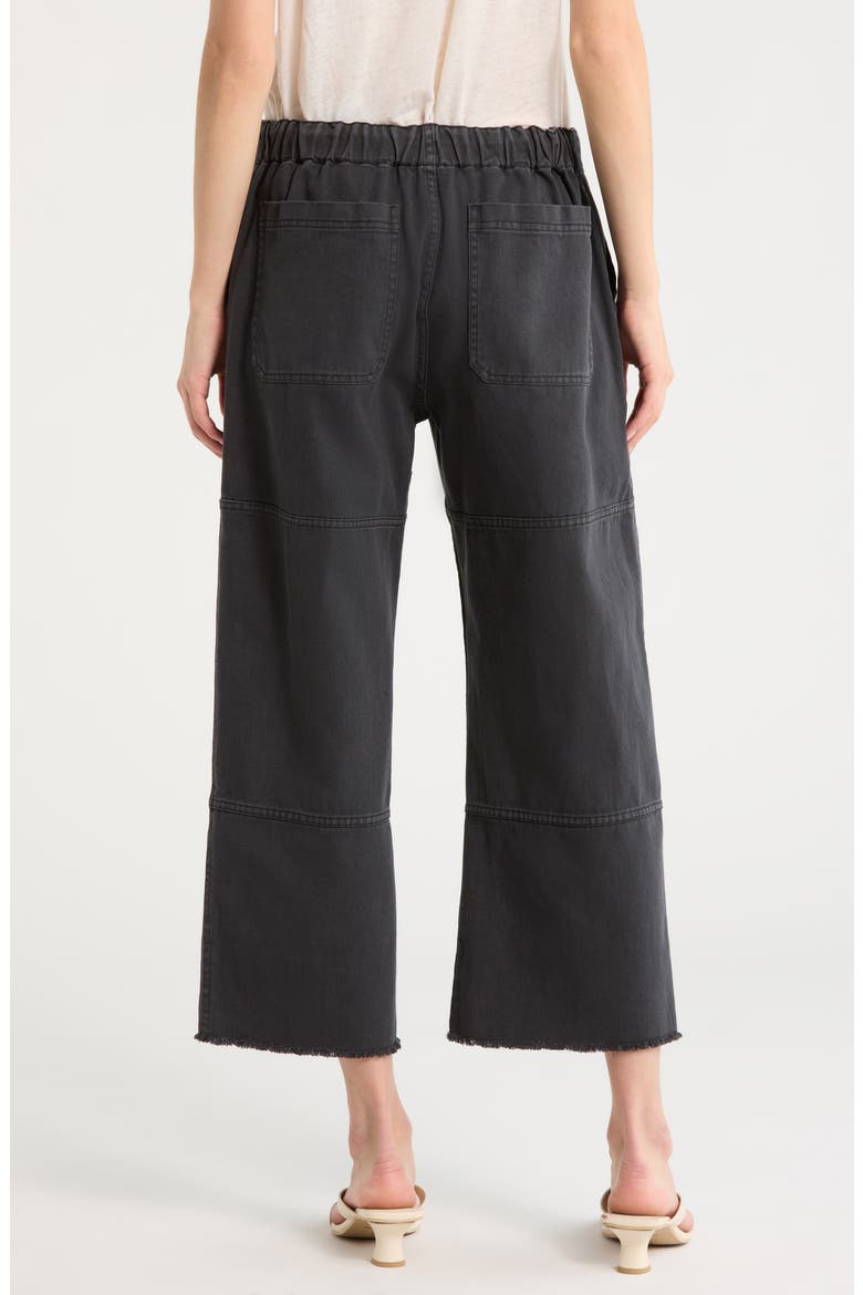 Drawstring Beach Pants, Alternate, color, WASHEDBLACK