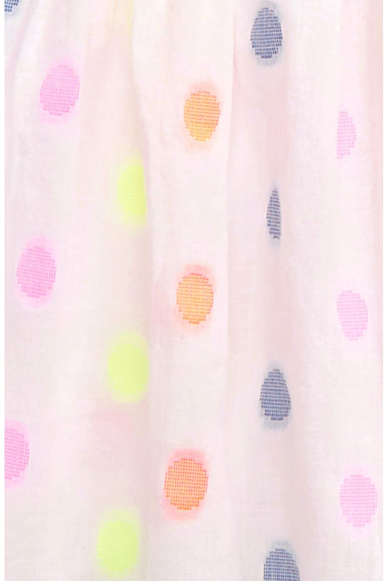 Ruffle Dot Dress, Alternate, color, WHITE MULTI DOT