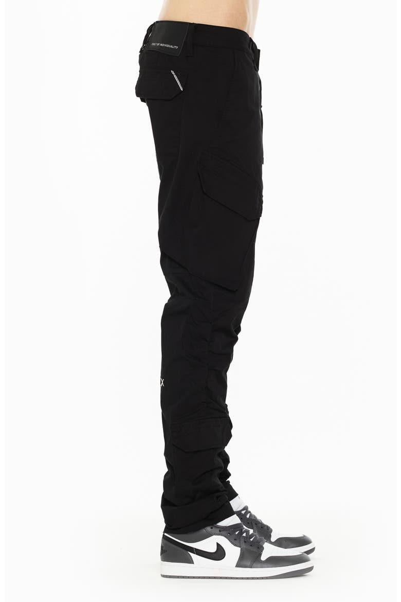 Rocker 606 Cargo Jeans, Alternate, color, BLACK