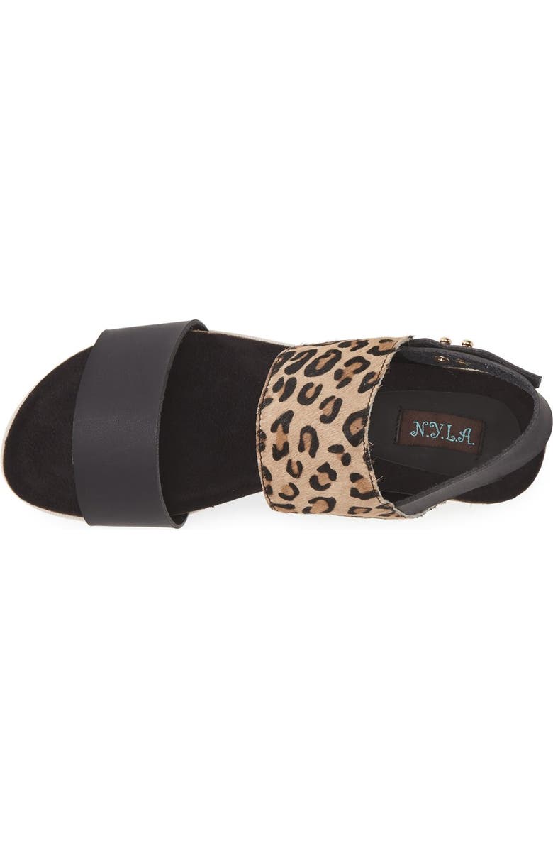 N.Y.L.A. 'Jolleen' Platform Sandal, Alternate, color,