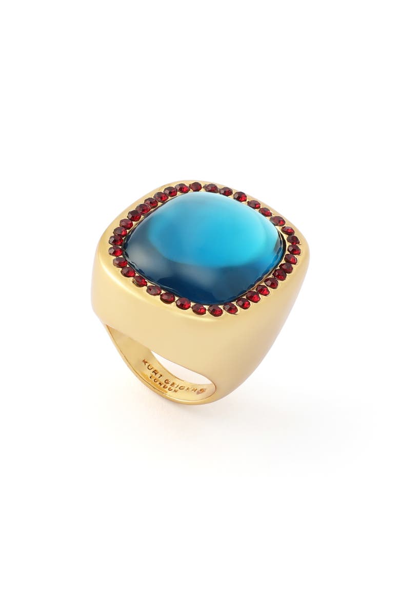 Cabochon Stone Cocktail Ring, Alternate, color, MULTI