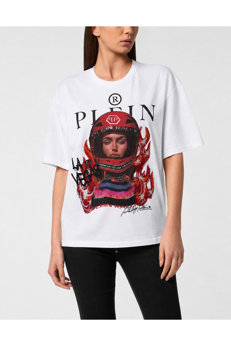 T-Shirt Las Vegas Rally Men, Main, color, white