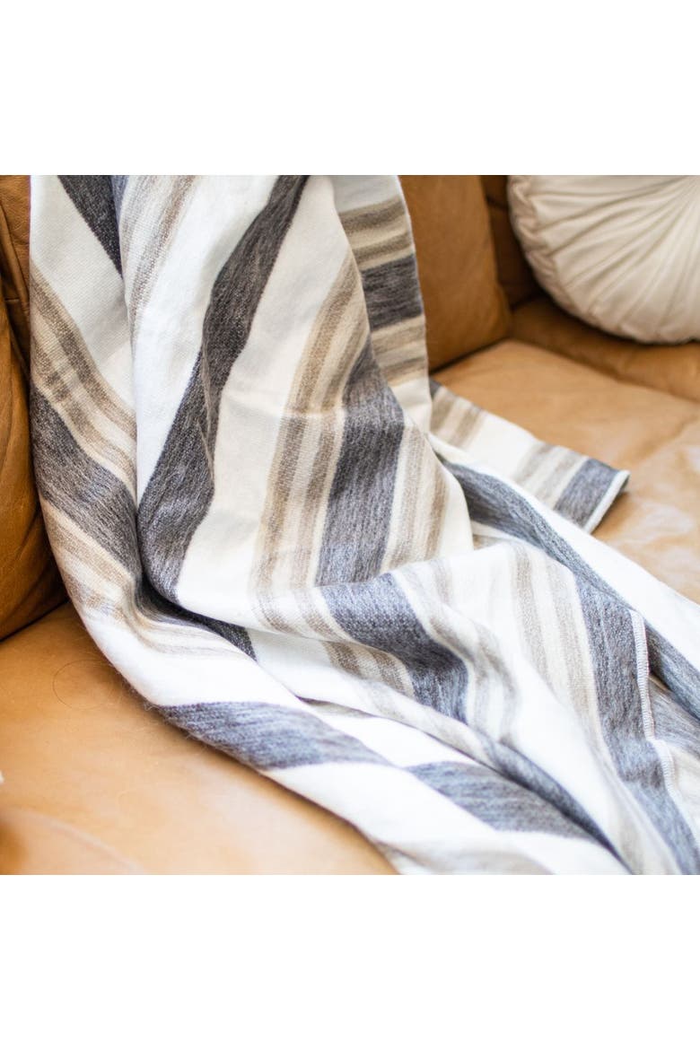 Nawi Collection  Blanket, Alternate, color, Cream / Camel