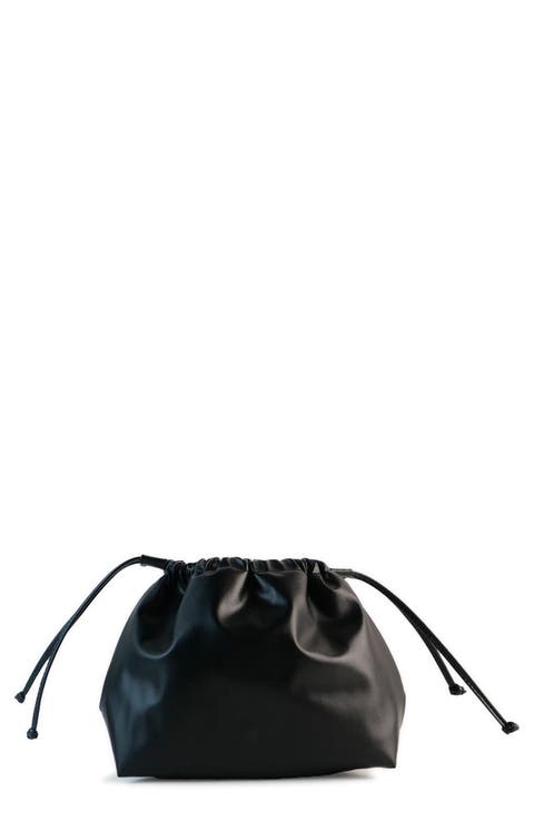 Vegan Leather Pouch Clutch