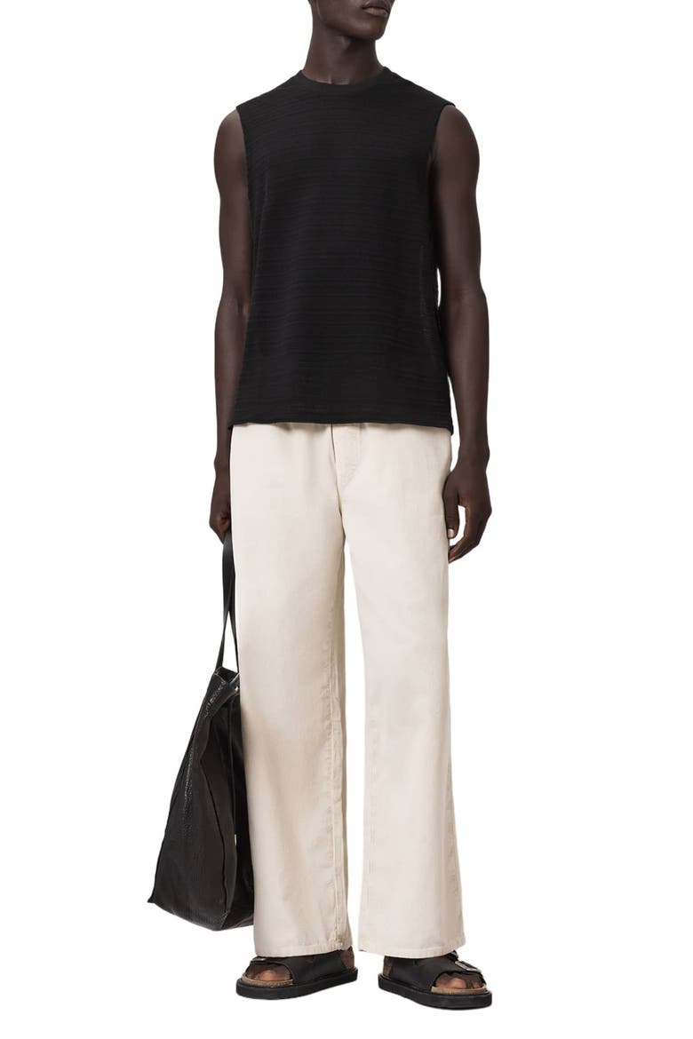 Cove Sweater Vest, Alternate, color, JET BLACK