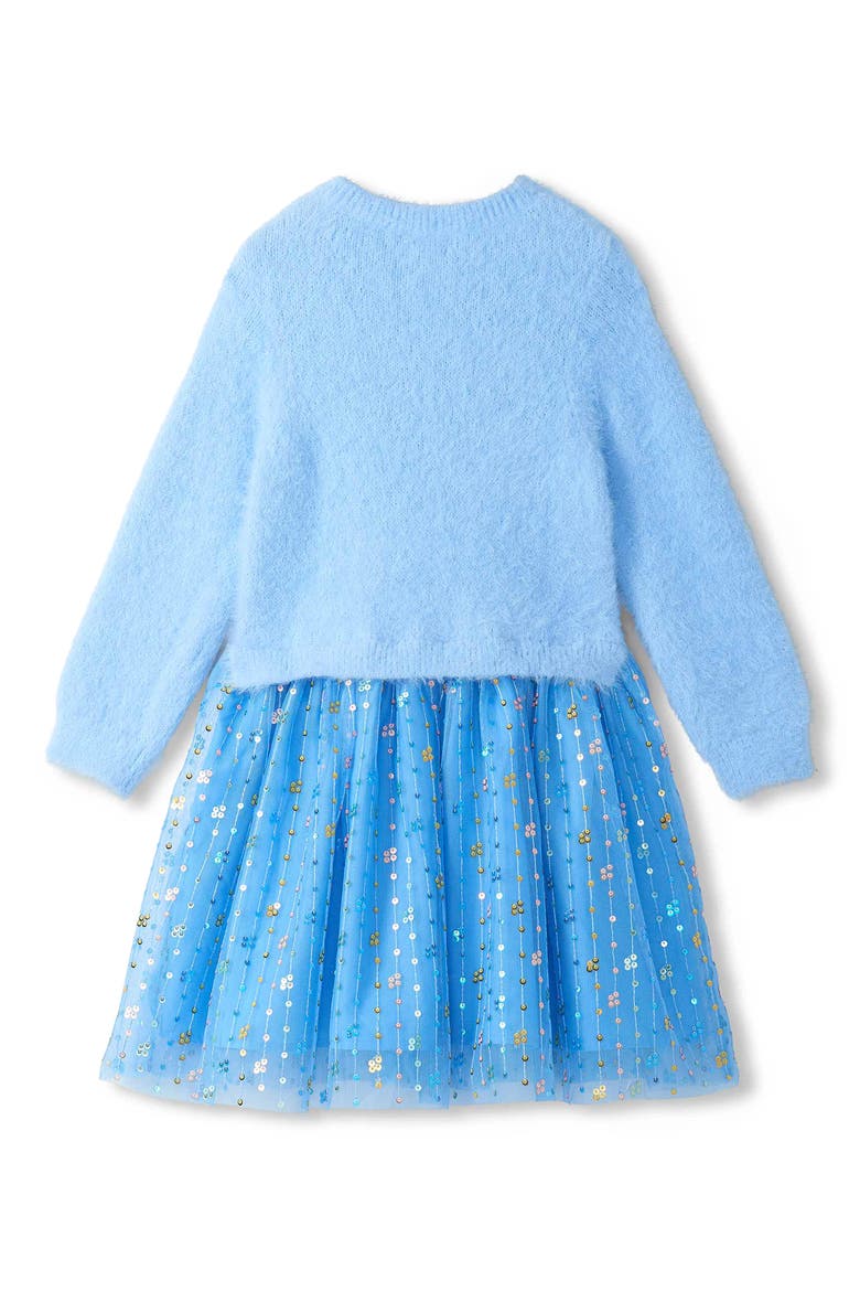 Kids' Jelly Bean Sequin Dress, Alternate, color, BLUE
