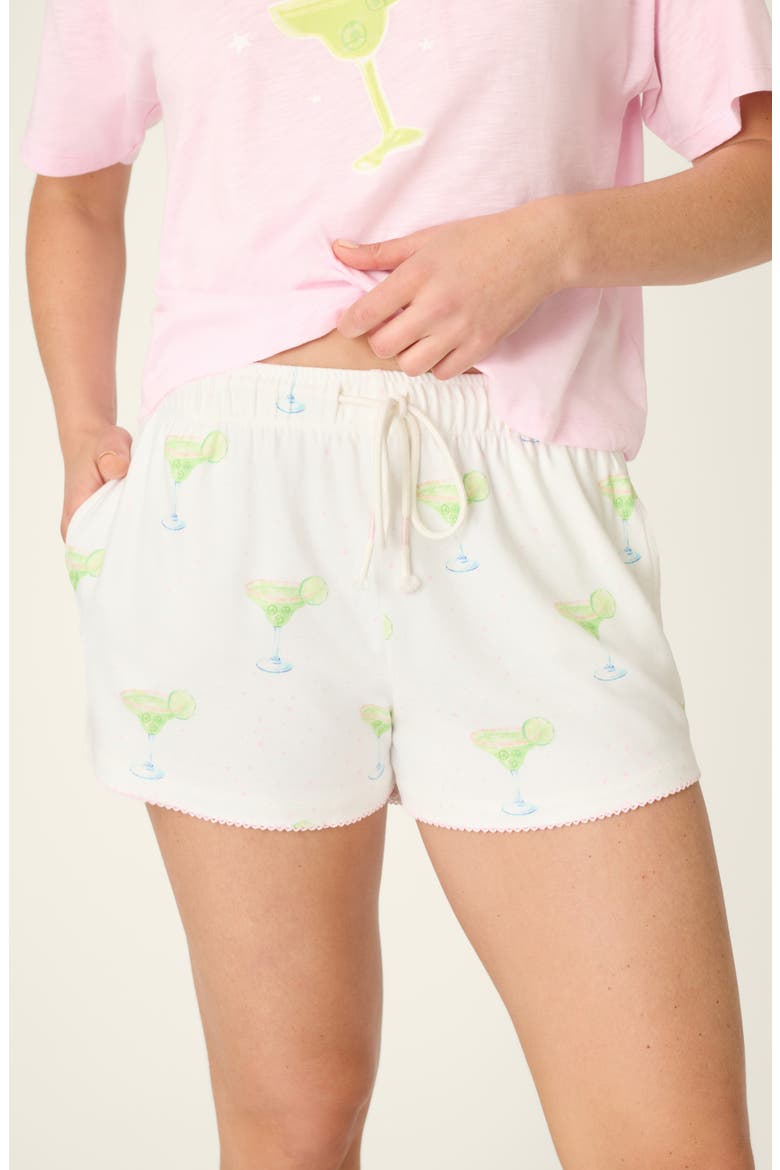 Margarita Mama Pajama Shorts, Alternate, color, IVORY