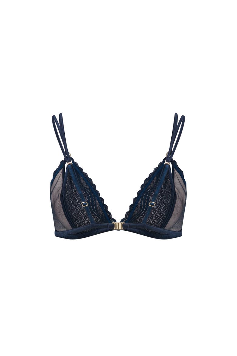 Neima Lace Bra, Alternate, color, Navy
