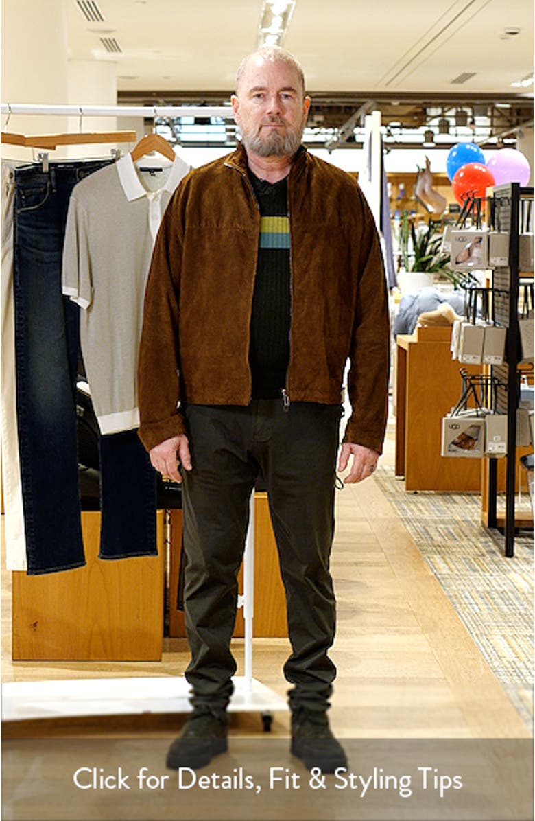 Suede Zip Front Jacket, sales video thumbnail