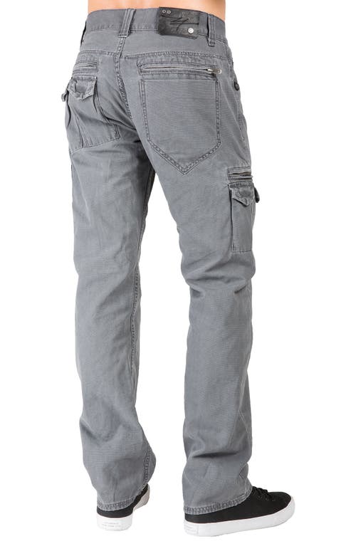 Level 7 Cargo Jeans In Gray