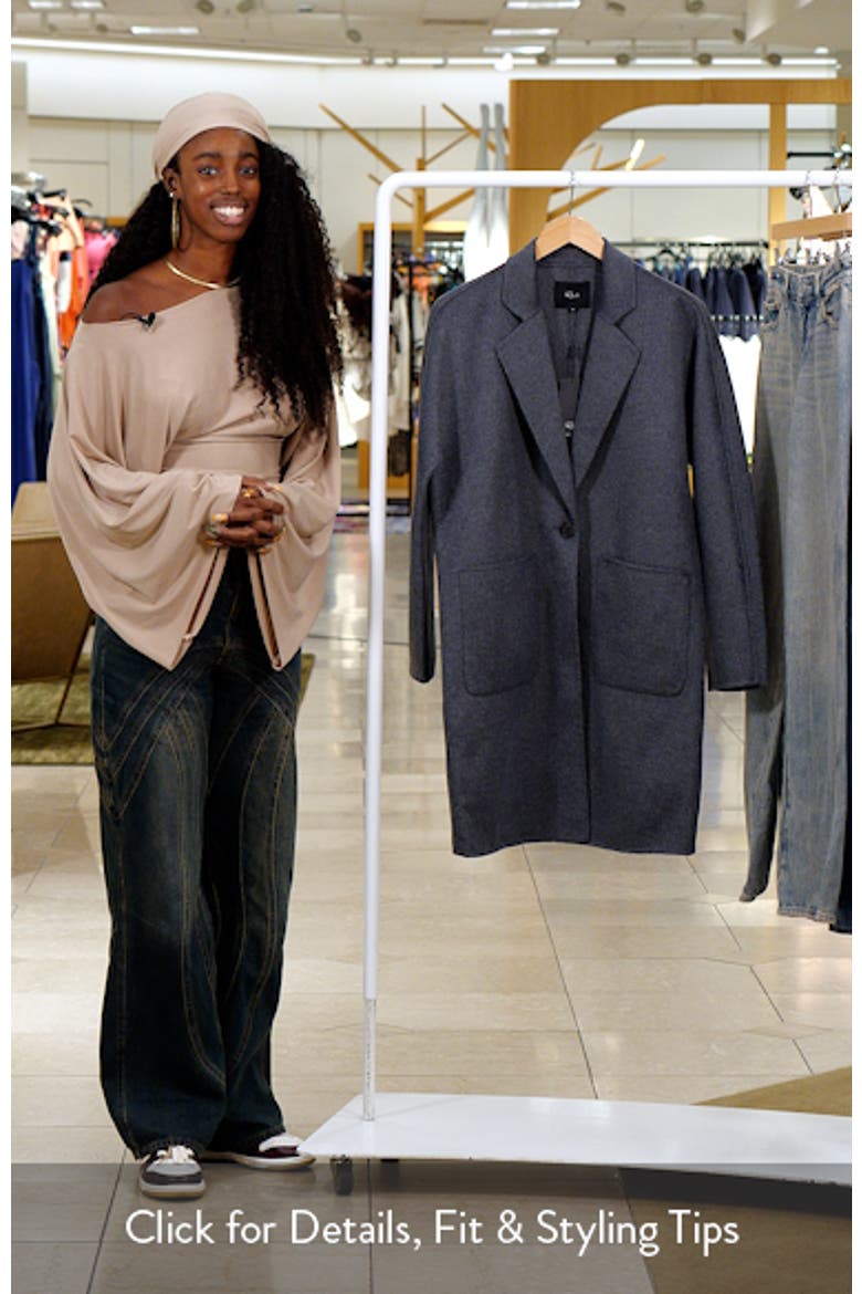 Everest Brushed Wool Blend Coat video