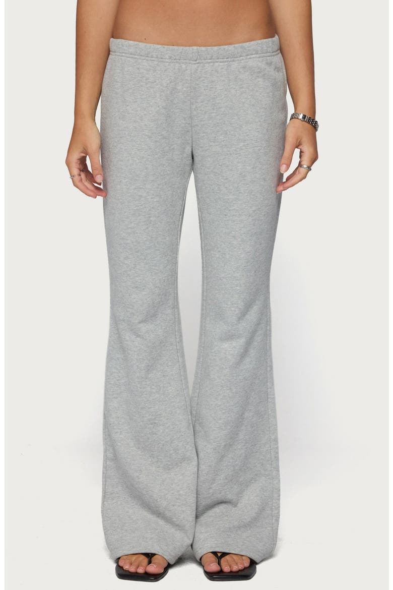 Rachel Low Rise Flare Sweatpants, Main, color, GRAY-MELANGE