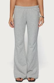 EDIKTED Rachel Low Rise Flare Sweatpants