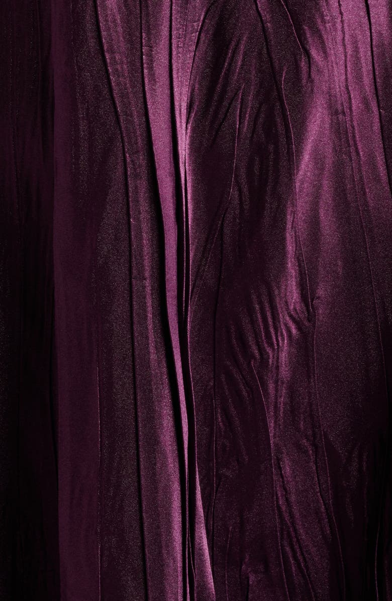 Komarov Tiered Charmeuse & Chiffon Cocktail Dress, Alternate, color, 