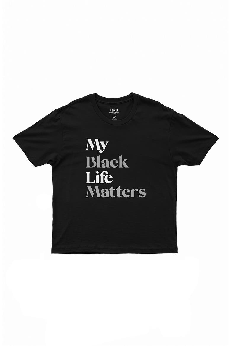 Kids' My Black Life Matters Graphic Tee, Main, color, BLACK