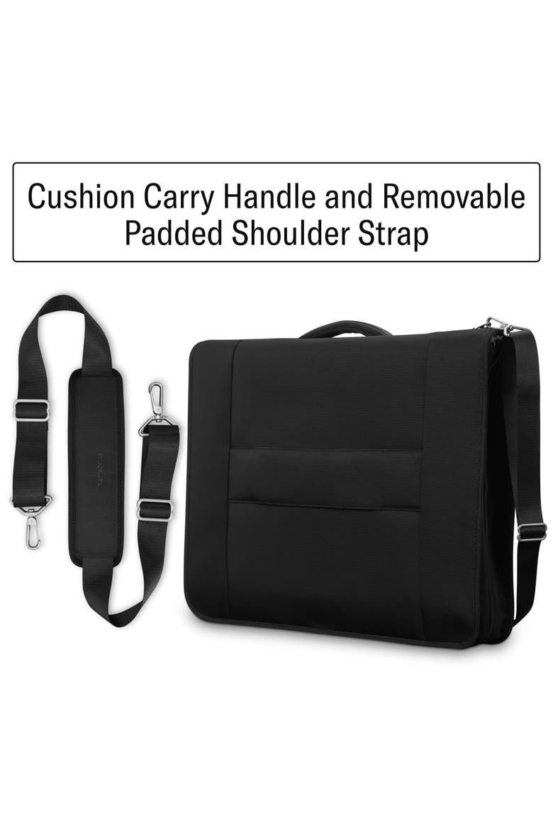 UpLIFT Bifold Garment Bag, Alternate, color, Black