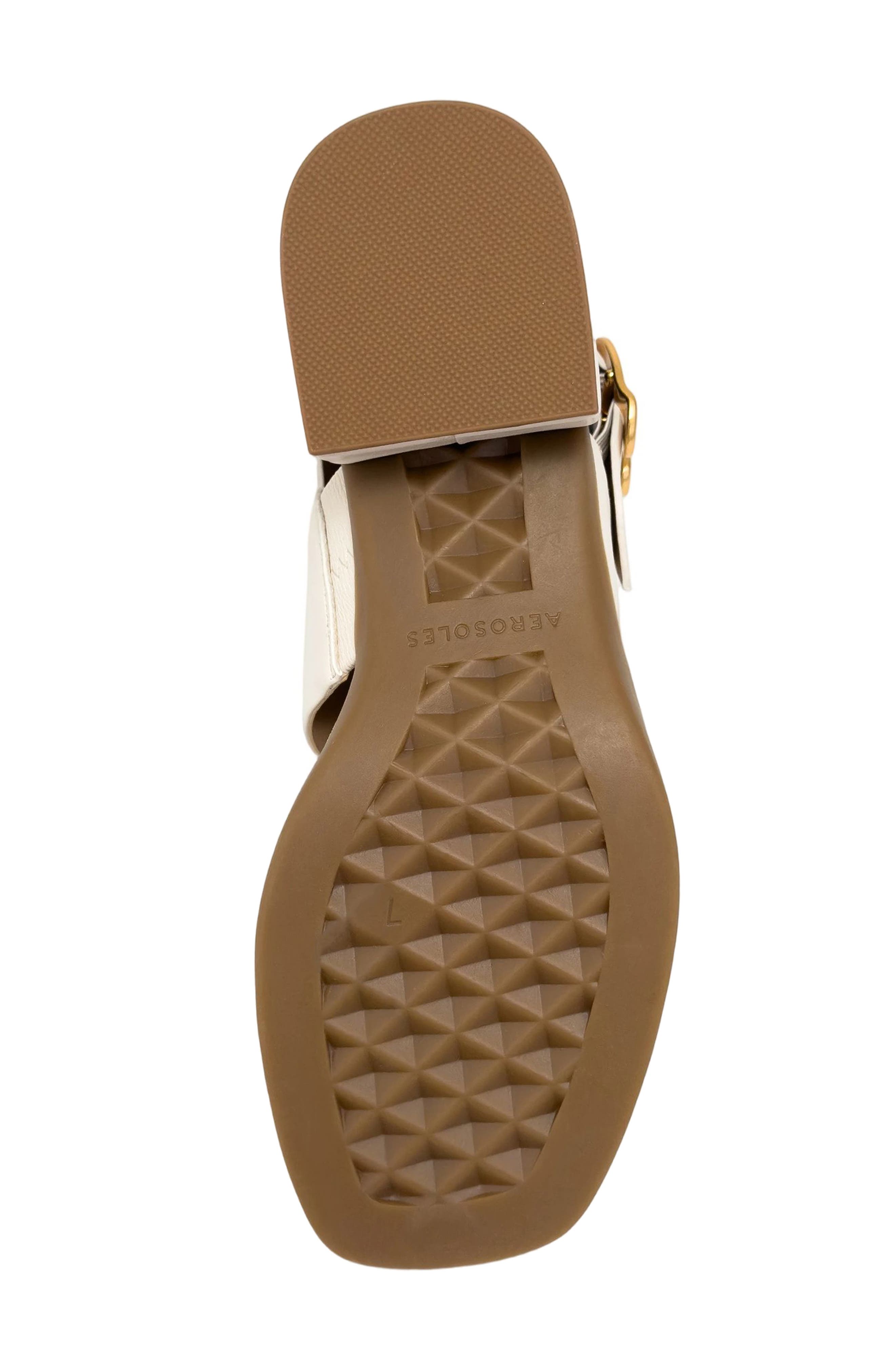 Dove Low Heeled Sandal - Wide Width Available, Alternate, color, EGGNOG