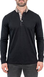 Maceoo Newton Long Sleeve Polo