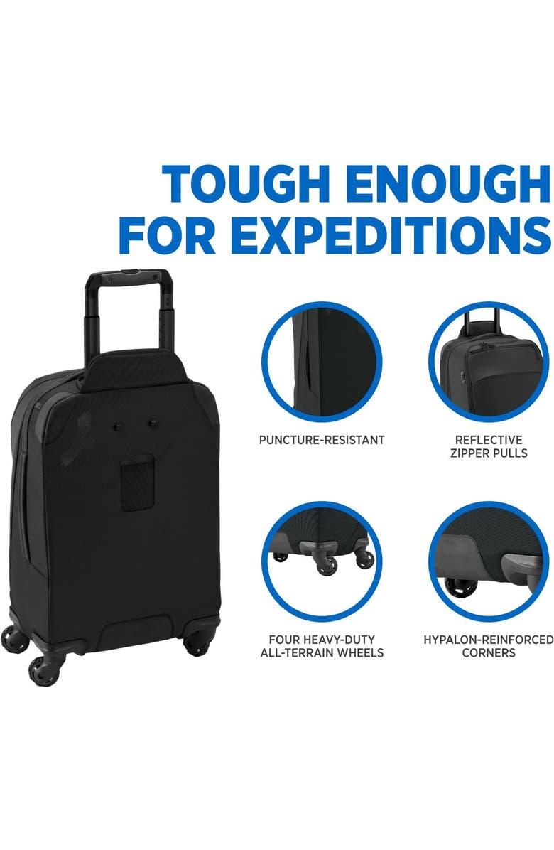 EAGLE CREEK Tarmac XE 4 Wheeled Carry On Luggage, Alternate, color, Black