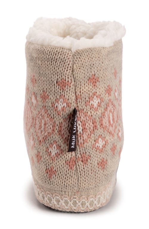 Muk Luks Favina Faux Shearling Slipper In Multi